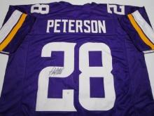 Adrian Peterson of the Minnesota Vikings signed autographed football jersey PAAS COA 627