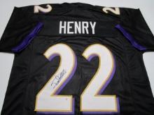 Derrick Henry of the Baltimore Ravens signed autographed football jersey PAAS COA 729