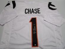 Ja'Marr Chase of the Cincinnati Bengals signed autographed football jersey PAAS COA 561