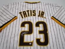 Fernando Tatis Jr of the San Diego Padres signed autographed baseball jersey PAAS COA 947