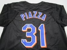 Mike Piazza of the New York Mets signed autographed baseball jersey PAAS COA 473
