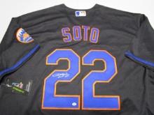 Juan Soto of the New York Mets signed autographed baseball jersey PAAS COA 140