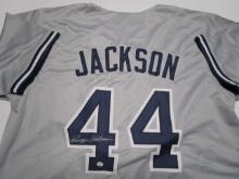 Reggie Jackson of the New York Yankees signed autographed baseball jersey PAAS COA 222
