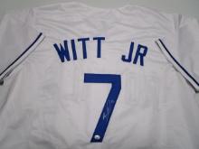 Bobby Witt Jr of the Kansas City Royals signed autographed baseball jersey PAAS COA 233