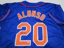 Pete Alonso of the New York Mets signed autographed baseball jersey PAAS COA 262