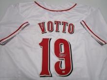 Joey Votto of the Cincinnati Reds signed autographed baseball jersey PAAS COA 282