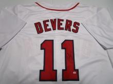 Rafael Devers of the Boston Red Sox signed autographed baseball jersey PAAS COA 608