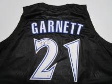 Kevin Garnett of the Minnesota Timberwolves signed autographed basketball jersey PAAS COA 493