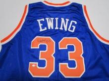 Patrick Ewing of the NY Knicks signed autographed basketball jersey PAAS COA 393