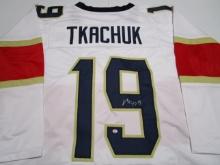 Matthew Tkachuk of the Florida Panthers signed autographed hockey jersey PAAS COA 513