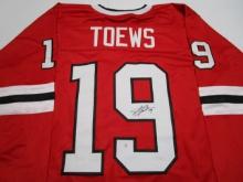 Jonathan Toews of the Chicago Blackhawks signed autographed hockey jersey PAAS COA 662