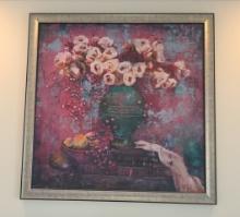 Vase - Signed original artwork by Claudette - 43 x 42 in