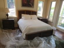 5 Piece Bedroom set by Better Homes and Gardens - Queen Bed, Mattress, light, Nightstands and dresse