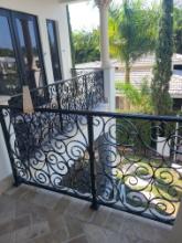 Custom Iron Railings - Second Floor - 43 in x 35 ft - 116, 91, 43, 167 in Pieces