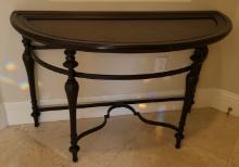 51 in Foyer Table in Wood with metal base