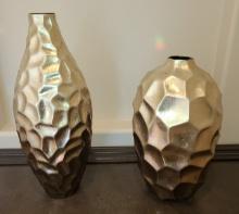Modern DÃ©cor Vases -17 and 21.5 in H