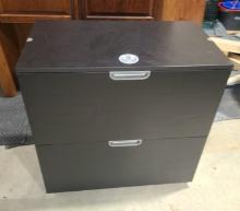 31.5 in Wooden File Cabinet with combo lock