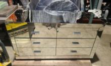 Mirrored Dresser - has broken mirrors