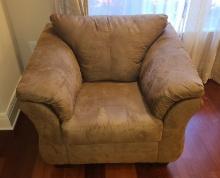 Mircofiber Oversized Club Chair
