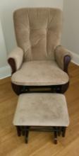 Rocking Chair and matching Rocking Ottoman