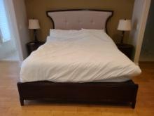 8 Piece King Sized Bedroom set, Bed, Chest, nightstands, lamp and chests