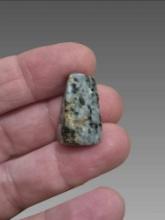 Pre-Columbian Jade Carved Blue Stone