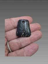 Pre-Columbian Blue Jade Pendant, Costa Rica