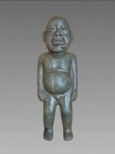 Pre-Columbian Olmec Standing Jade Figure