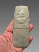 Large Avian Pre-Columbian Jade Axe God Celt, Nicoya Costa Rica