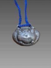 Antique Tibetan Silver Wedding Amulet