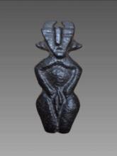 Stylized Primitive Stone Effigy Figure