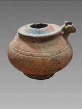 Pre-Columbian Avian Ceramic Globular Pot