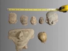 Pre-Columbian Clay Fragment Collection