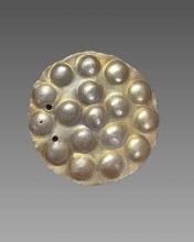 Pre-Columbian Chimu Gold Disc Pendant