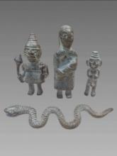 Pre-Columbian Bronze Incan Figures