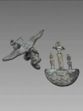 Pre-Columbian Bronze Incan Statues