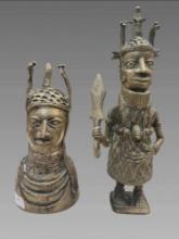 Antique Benin Bronze Figures