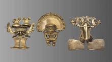 Pre-Columbian Style Tumbaga Pendants