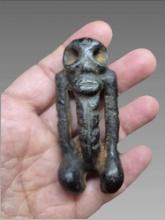 Ancient Hongshan Culture Seated Effigy Pendant
