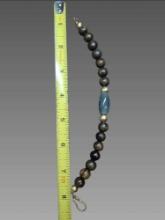 Custom Exotic Hardwood Beaded Bracelet