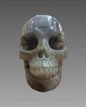 Hand Carved Jade Skull