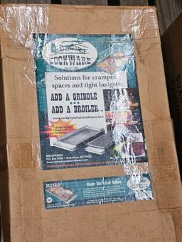 New, In Box Rocky Mountain Cookware Griddle and Broiler Addon