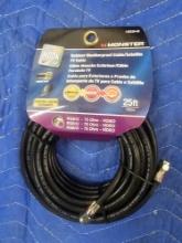 New Monster 25' Outdoor Weatherproof TV Cable