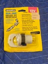 New, Sealed Marlinco Sealink Deluxe 12V Receptacle