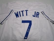 Bobby Witt Jr of the KC Royals signed autographed baseball jersey PAAS COA 232