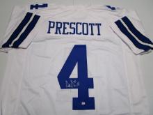 Dak Prescott of the Dallas Cowboys signed autographed football jersey PAAS COA 581