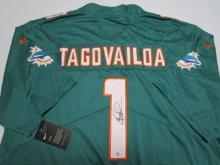 Tua Tagovailoa of the Miami Dolphins signed autographed football jersey PAAS COA 365