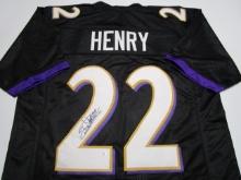 Derrick Henry of the Baltimore Ravens signed autographed football jersey PAAS COA 726