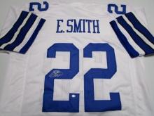 Emmitt Smith of the Dallas Cowboys signed autographed football jersey PAAS COA 321