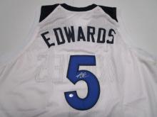 Anthony Edwards of the Minnesota Timberwolves signed autographed basketball jersey PAAS COA 439